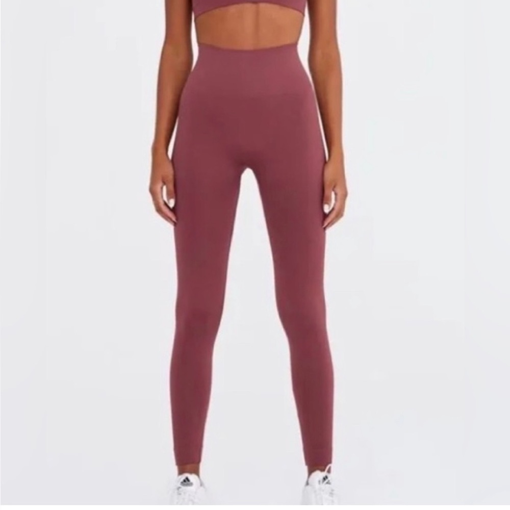 SET Active High-Waist Seamless Leggings in Mauve
